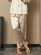 [Tan] SilkSilky-NL Mens Sleep Bottoms 004,