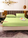 SilkSilky NL 19Momme Pure Silk Bedding Set Mintgroen 004