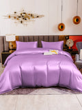 SilkSilky NL 19Momme Pure Silk Bedding Set Lavendel 005