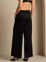 [Zwart] SilkSilky-NL 19Momme Womens Pants 002