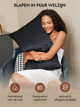 [Zwart] SilkSilky-NL 30Momme Pillowcase 005
