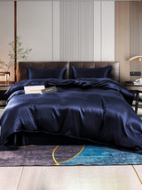 [Donkerblauw] SilkSilky-NL 22Momme Bedding Set 001