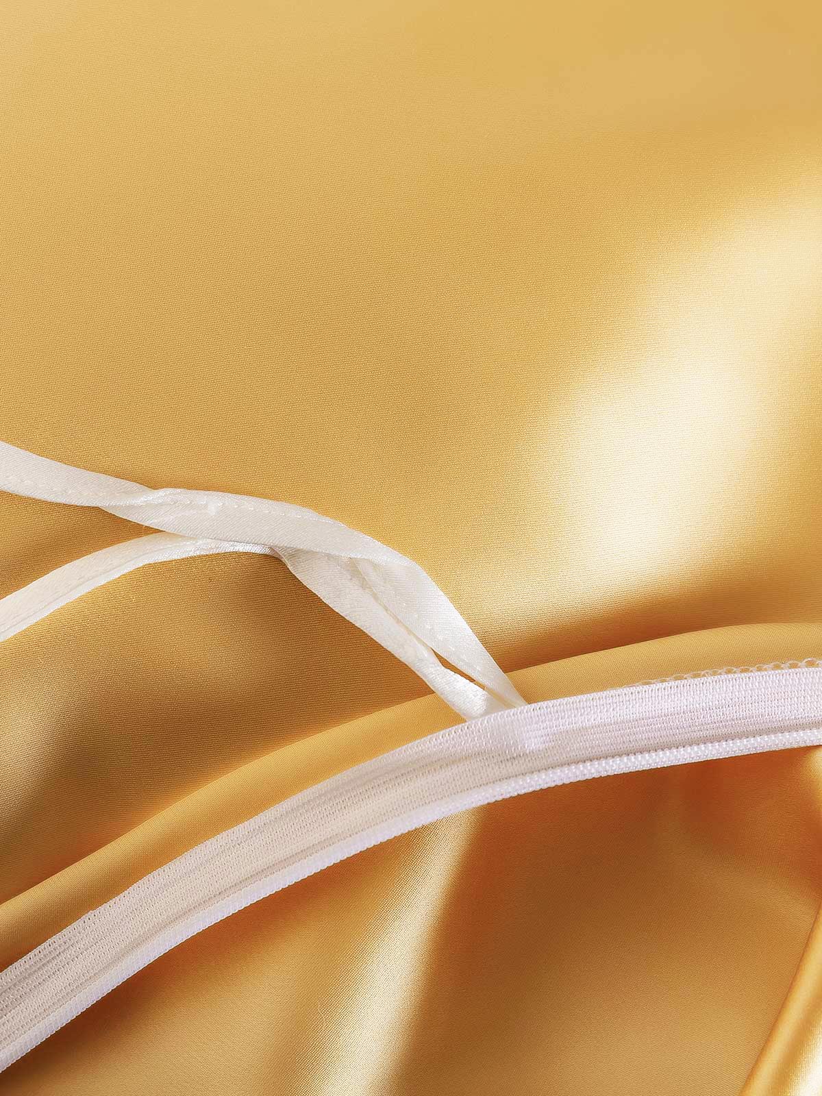 [Champagne] SilkSilky-NL 19Momme Duvet Cover 006