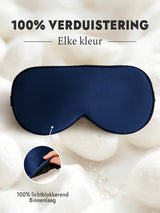 [Donkerblauw] SilkSilky-NL Oogmasker 001