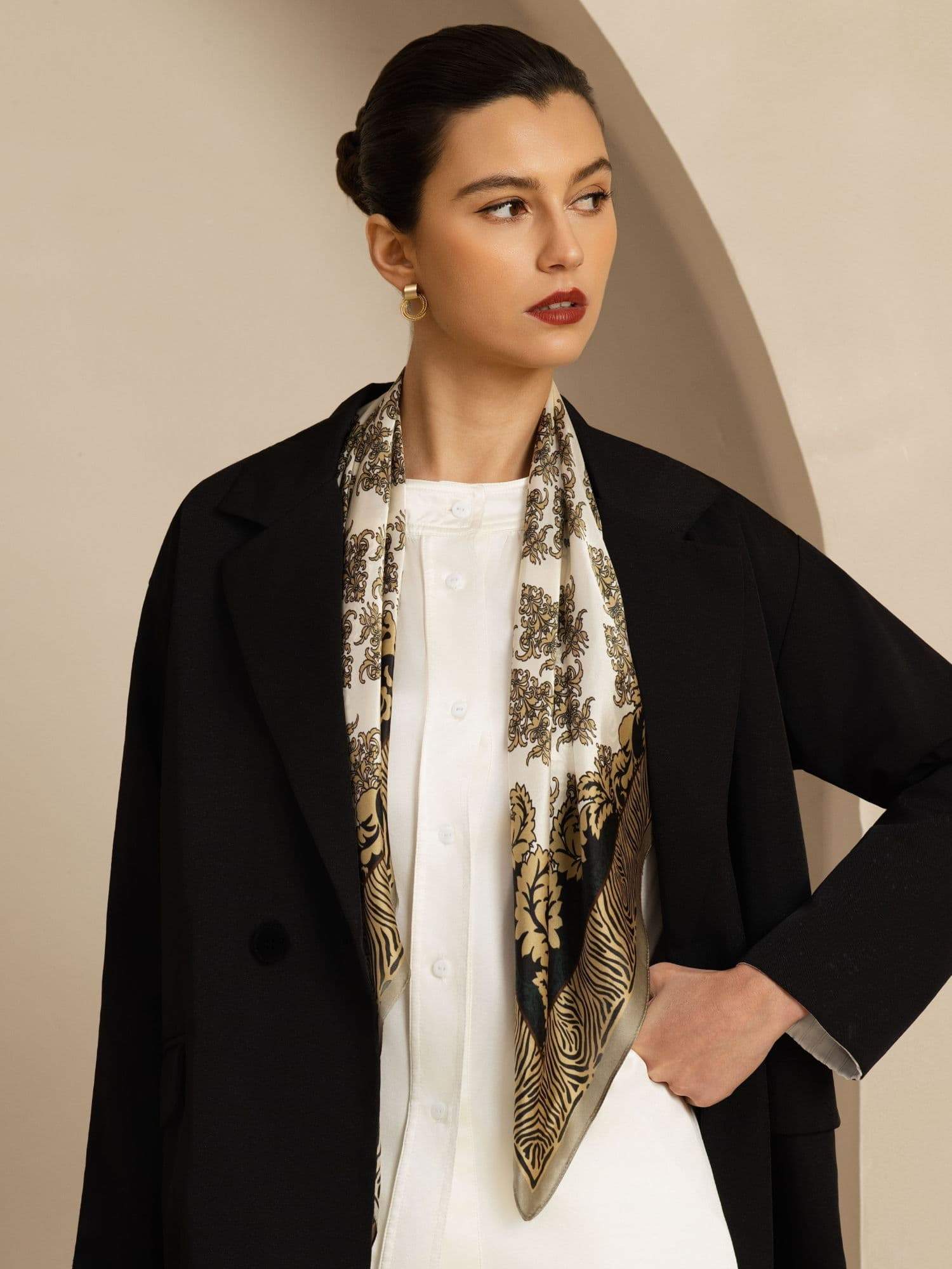 [P109] SilkSilky-NL Pure Silk Scarf 002