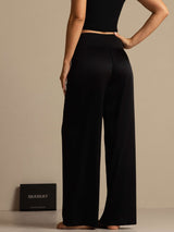 [Zwart] SilkSilky-NL 19Momme Zijde Womens Pants 002