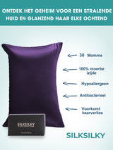 [Donkerpaars] SilkSilky-NL 30Momme Pillowcase 002