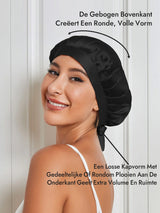 [Zwart] SilkSilky-NL Slaapmutsen 003