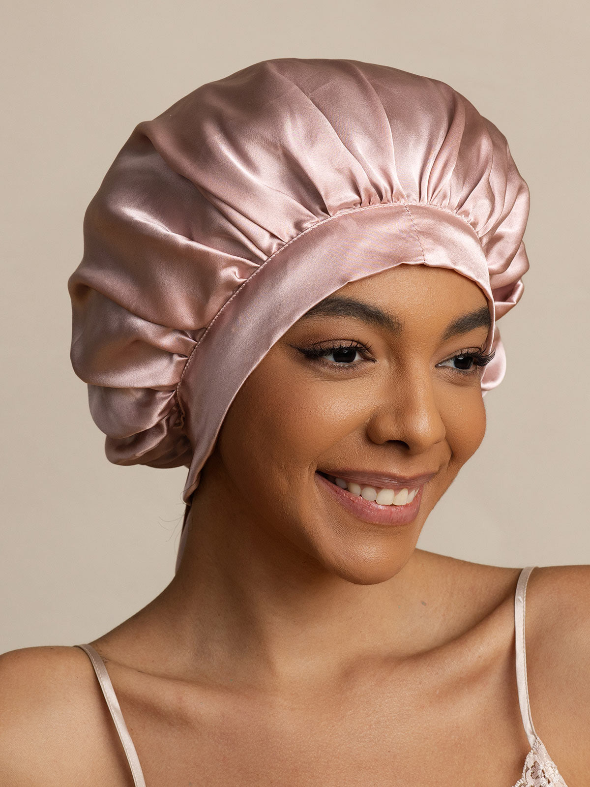 SilkSilky-NL Sleep Cap Roze 006