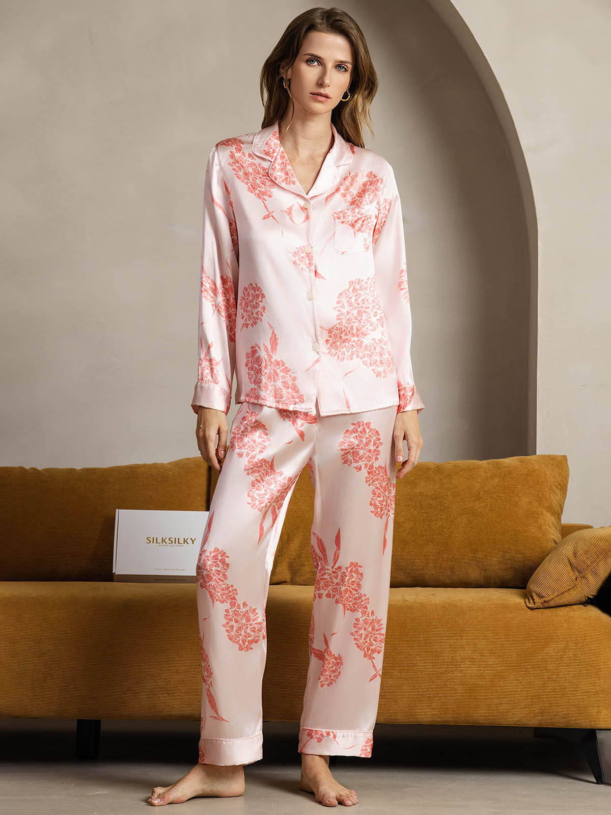 [Koraalbloemen] SilkSilky-NL Womens Pajamas 001