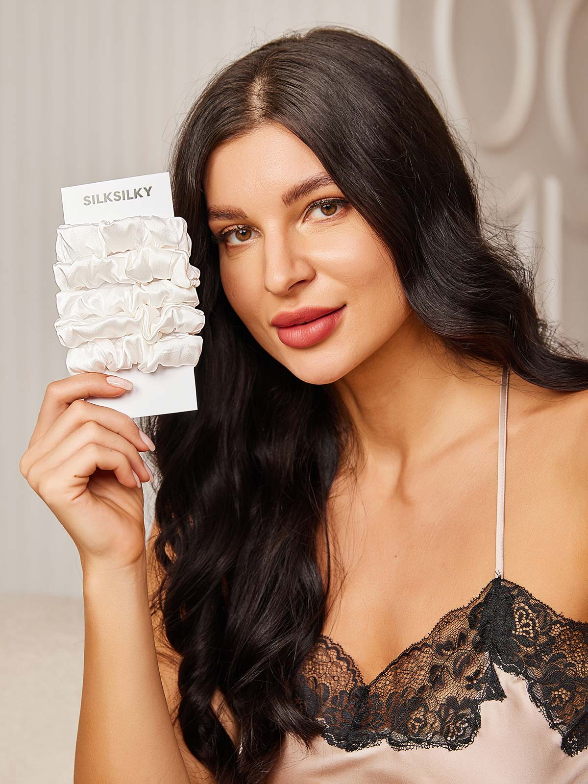 [Wit] SilkSilky-NL 19Momme Scrunchie 002