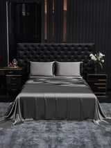 [Donkergrijs] SilkSilky-NL 19Momme Bedding Set 002