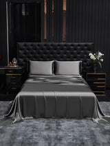 [Donkergrijs] SilkSilky-NL 19Momme Bedding Set 001
