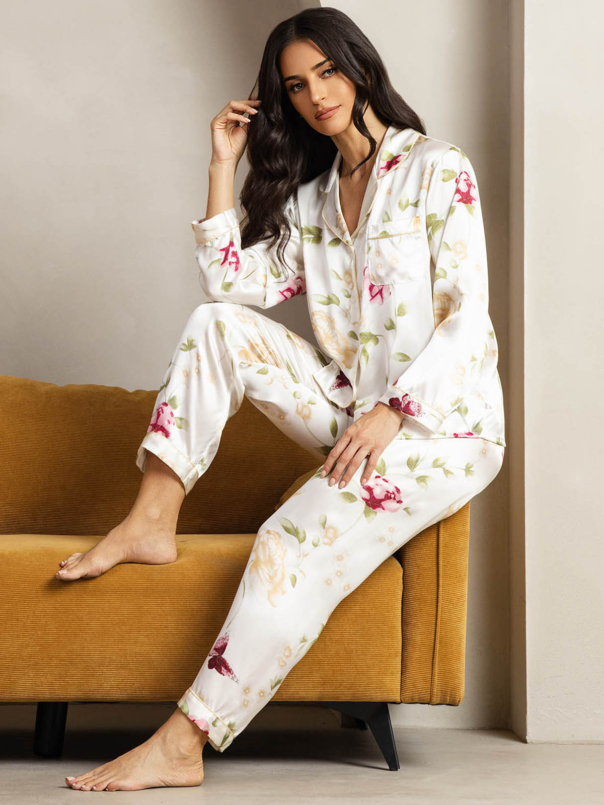 [Ivoorbloem] SilkSilky-NL Womens Pajamas 005