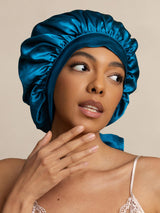 [Koningsblauw] SilkSilky-NL Slaapmutsen 002