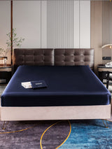 [Donkerblauw] SilkSilky-NL 22Momme Sheet 001