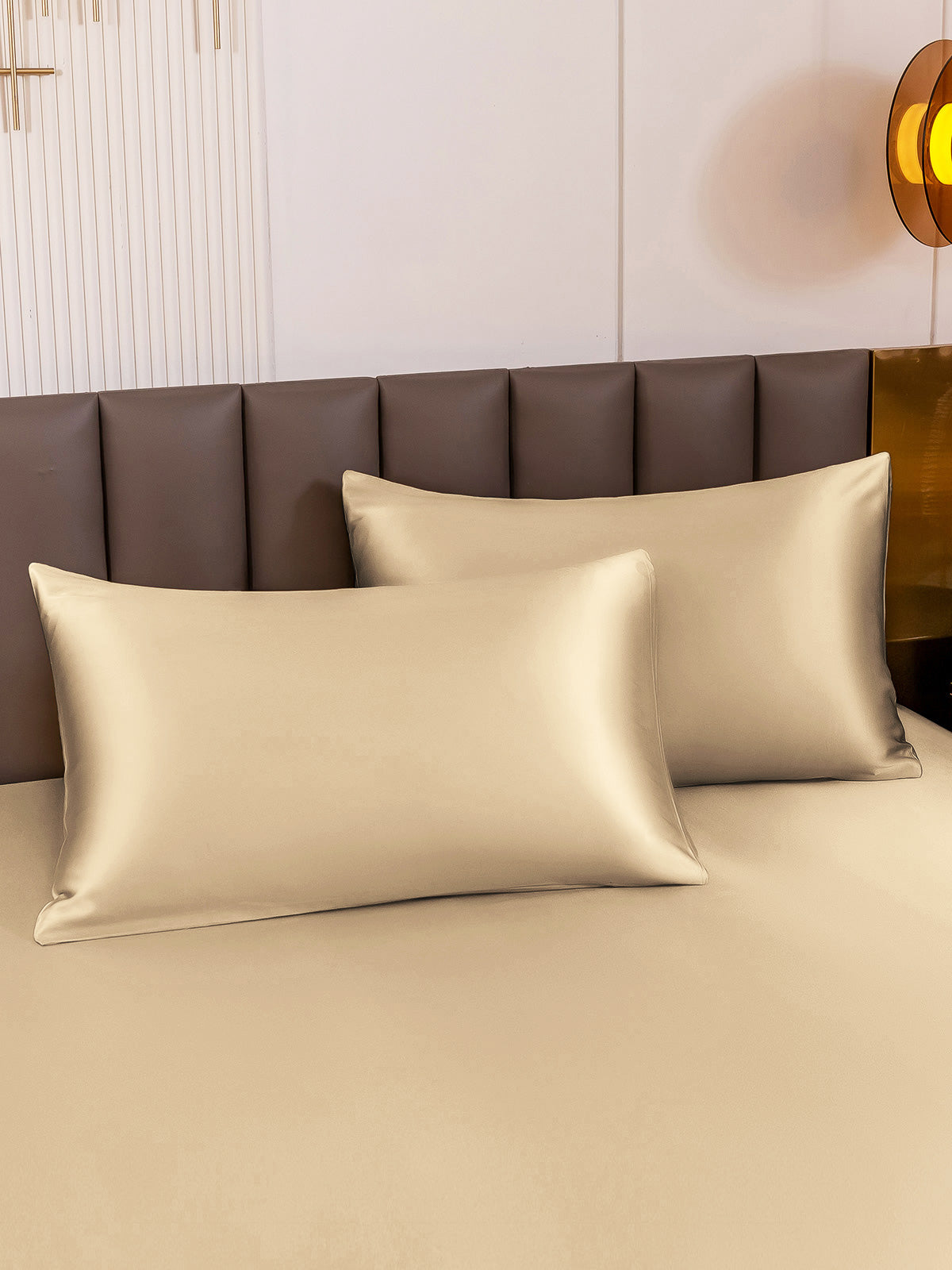 [Beige] SilkSilky-NL 22Momme Pure Silk Pillowcase 003