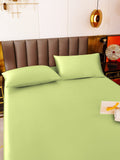 SilkSilky NL 19Momme Pure Silk Bedding Set Mintgroen 003