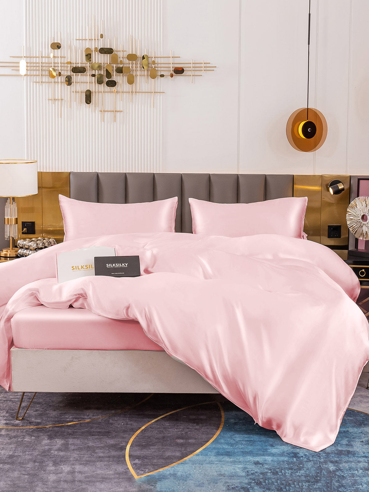 [Roze] SilkSilky-NL 19Momme Bedding Set 002