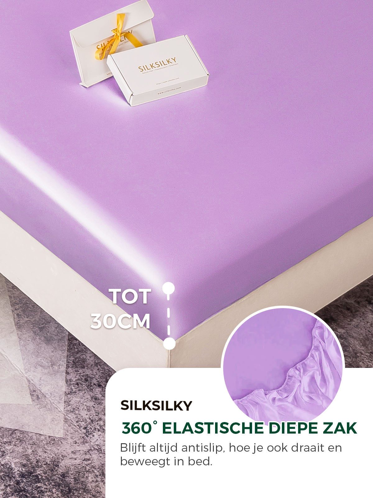 [Lavendel] SilkSilky-NL 19Momme Bedding Set 004