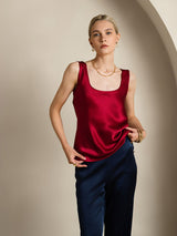 [Wijn] SilkSilky-NL Sleeveless Cami-Top 001