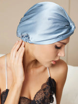 [Staal Blauw] SilkSilky-NL Slaapmutsen 002