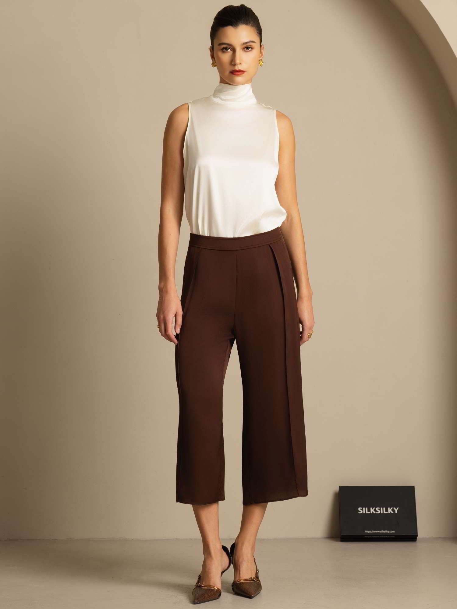 [Ivoor] SilkSilky-NL 19Momme Zijde Blouse 007