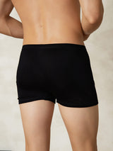 [Zwart] SilkSilky-NL Zijde Gebreid Mens Underwear 002