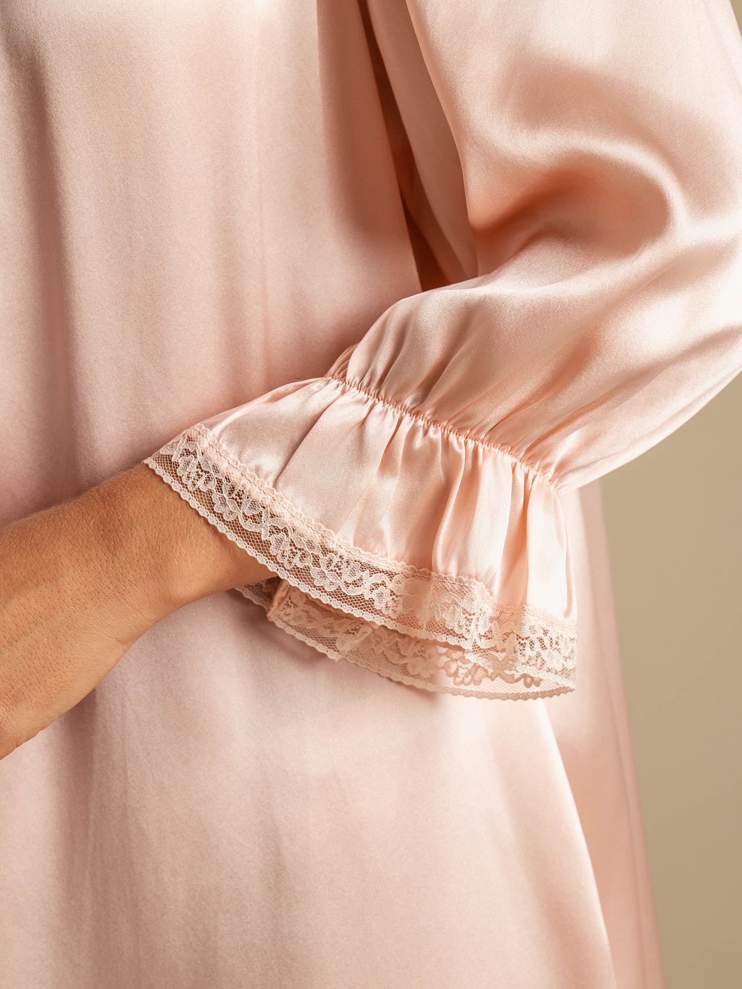 [Lichtroze] SilkSilky-NL Zijde Nightgown 006