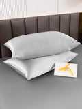 SilkSilky NL 22Momme Pure Silk Pillowcase Zilver 004