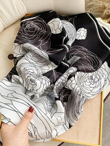 [P075] SilkSilky-NL Pure Silk Scarf 003