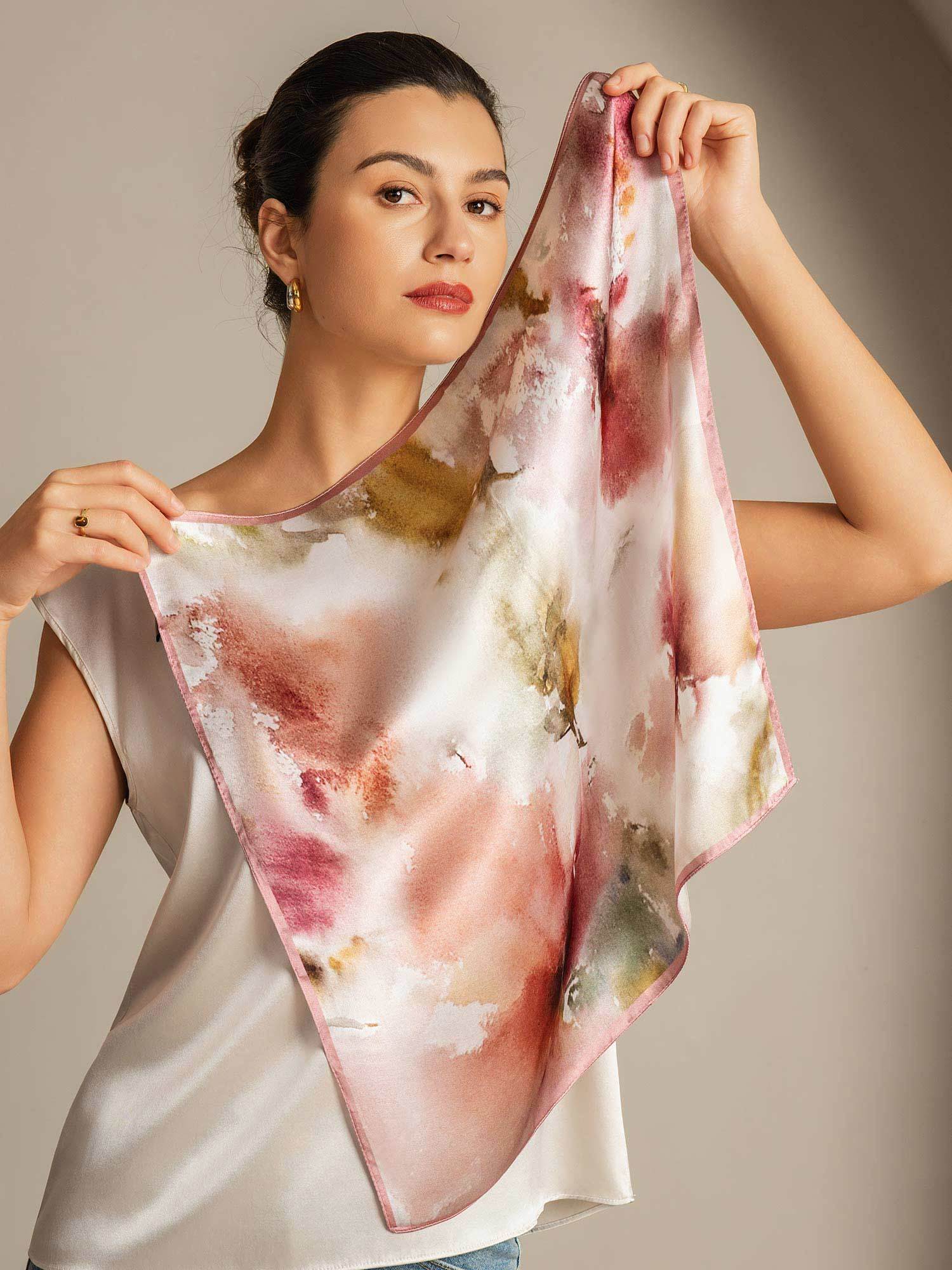 [P101] SilkSilky-NL Zijde Scarf 004,