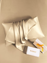 [Beige] SilkSilky-NL 19Momme Pillowcase 005