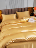 SilkSilky NL 22Momme Pure Silk Bedding Set Champagne 005