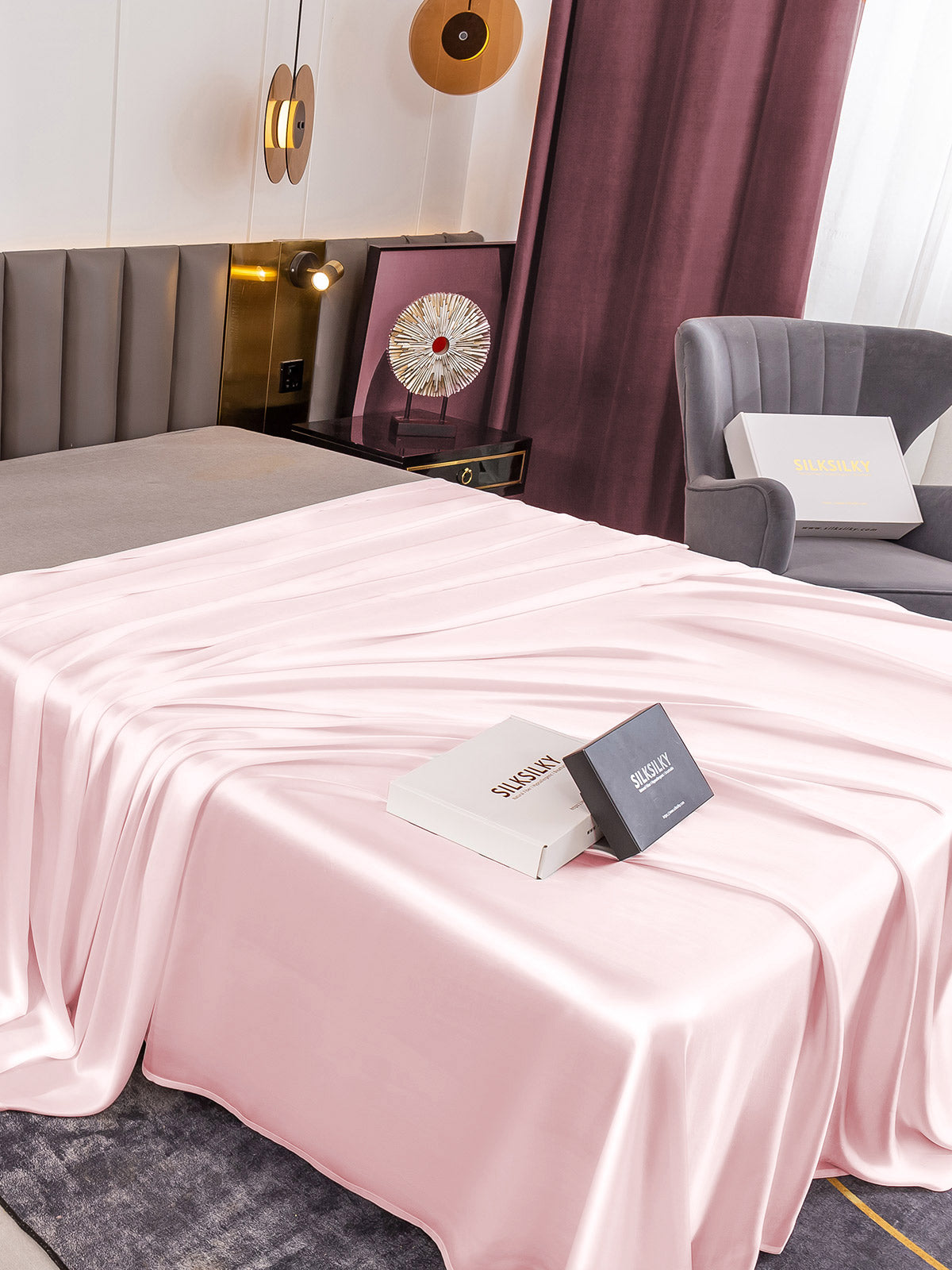 [Roze] SilkSilky-NL 19Momme Sheet 001