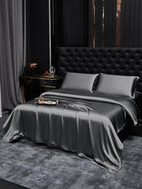 [Donkergrijs] SilkSilky-NL 19Momme Bedding Set 002