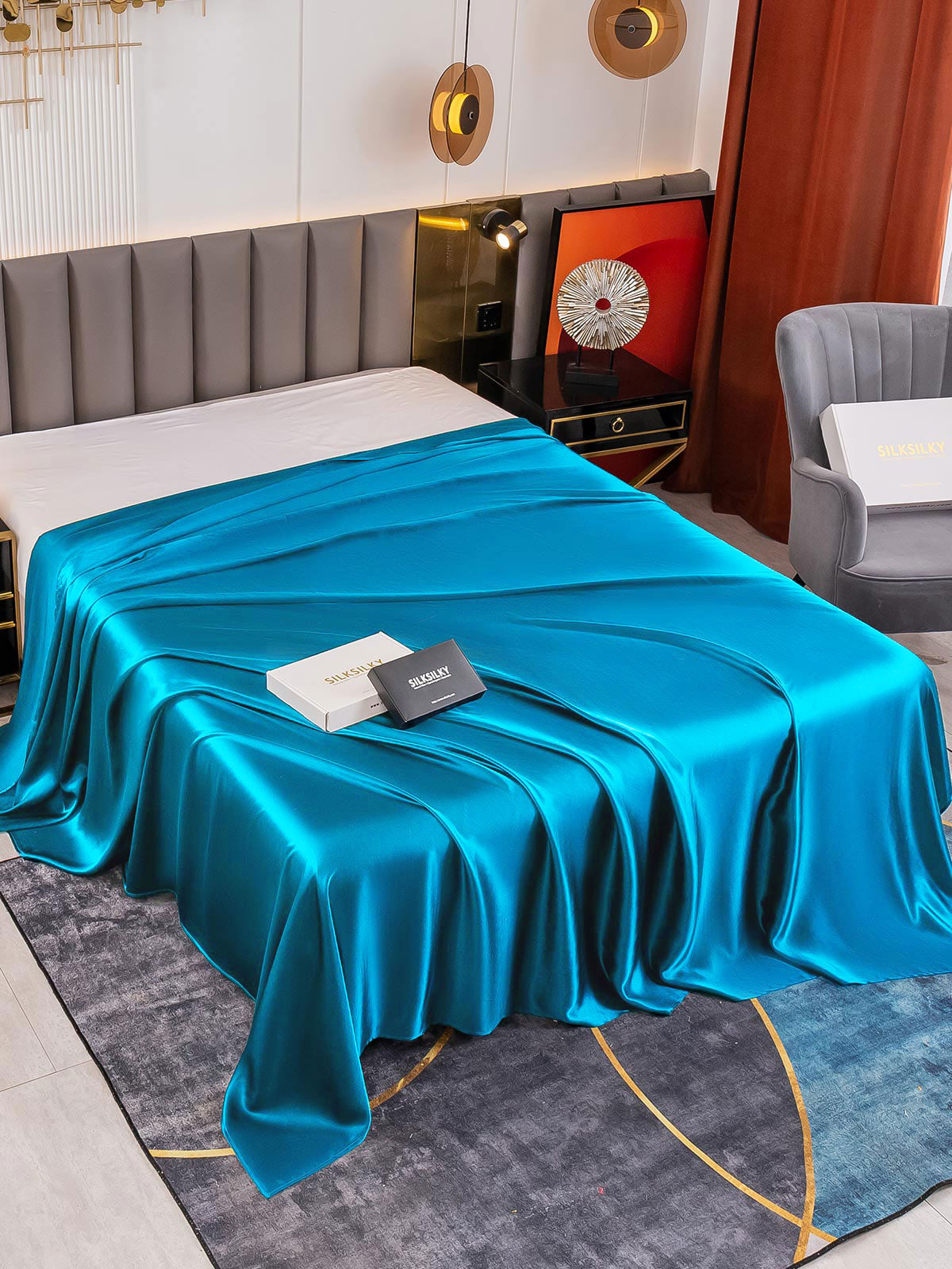 [Koningsblauw] SilkSilky-NL 19Momme Sheet 001
