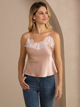 [Toscane] SilkSilky-NL V Neck Cami-Top 001