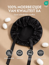 [Zwart] SilkSilky-NL Slaapmutsen 002