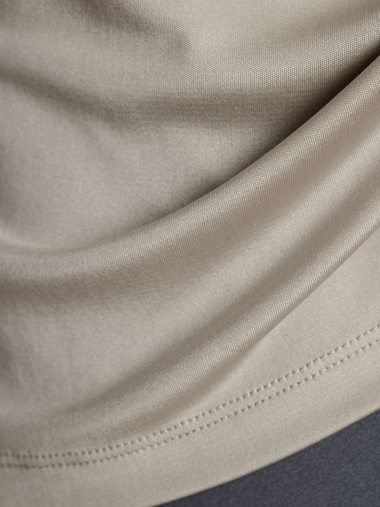 [Grijs] SilkSilky-NL Zijde Womens T-Shirt 005,