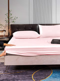 SilkSilky NL 22Momme Pure Silk Bedding Set Roze 004