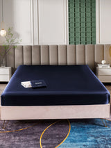 [Donkerblauw] SilkSilky-NL 25Momme Sheet 002
