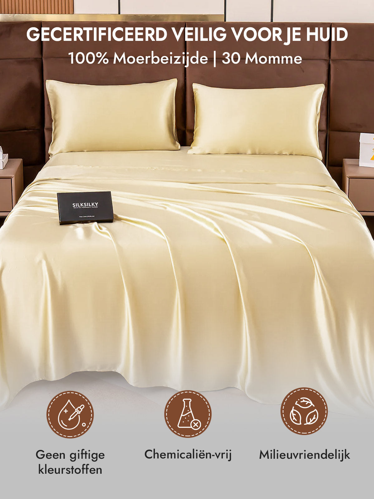 [Ivoor] SilkSilky-NL 30Momme Pillowcase 007