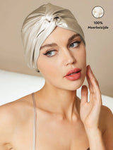 [Beige] SilkSilky-NL Slaapmutsen 001
