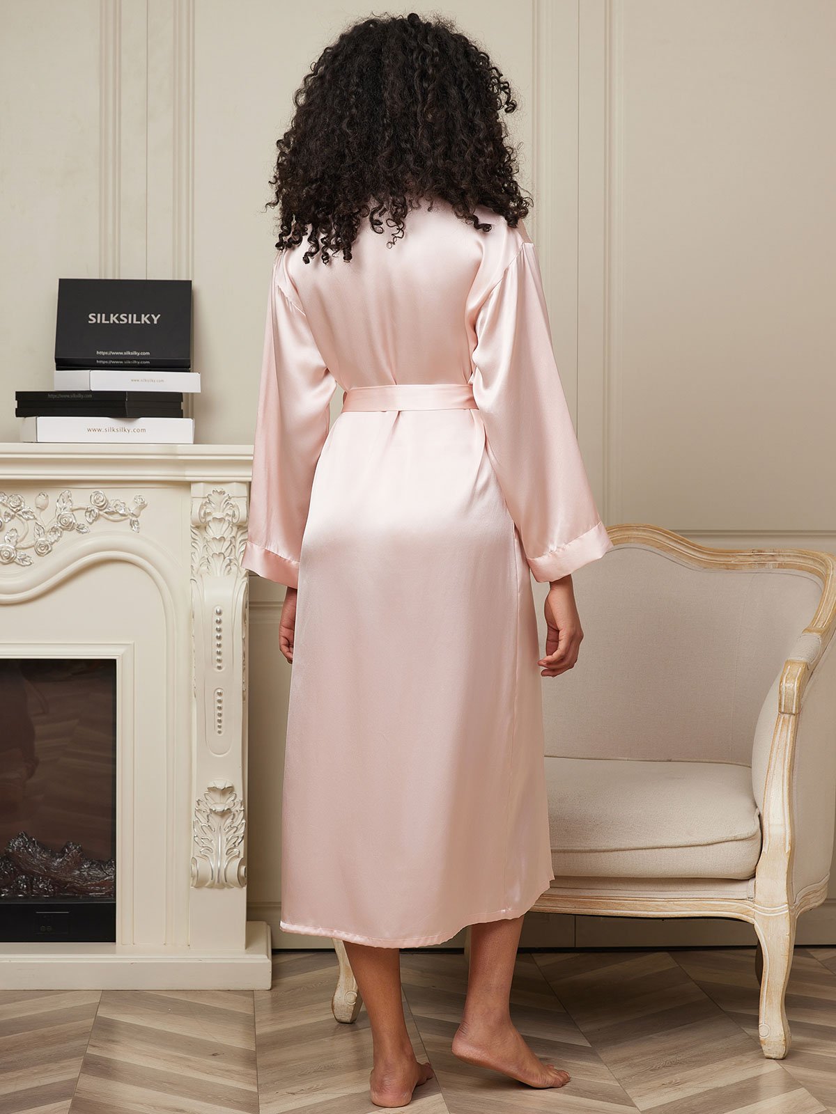 [Roze] SilkSilky-NL Womens Robe 002