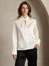 [Ivoor] SilkSilky-NL 19Momme Zijde Womens Shirt 001