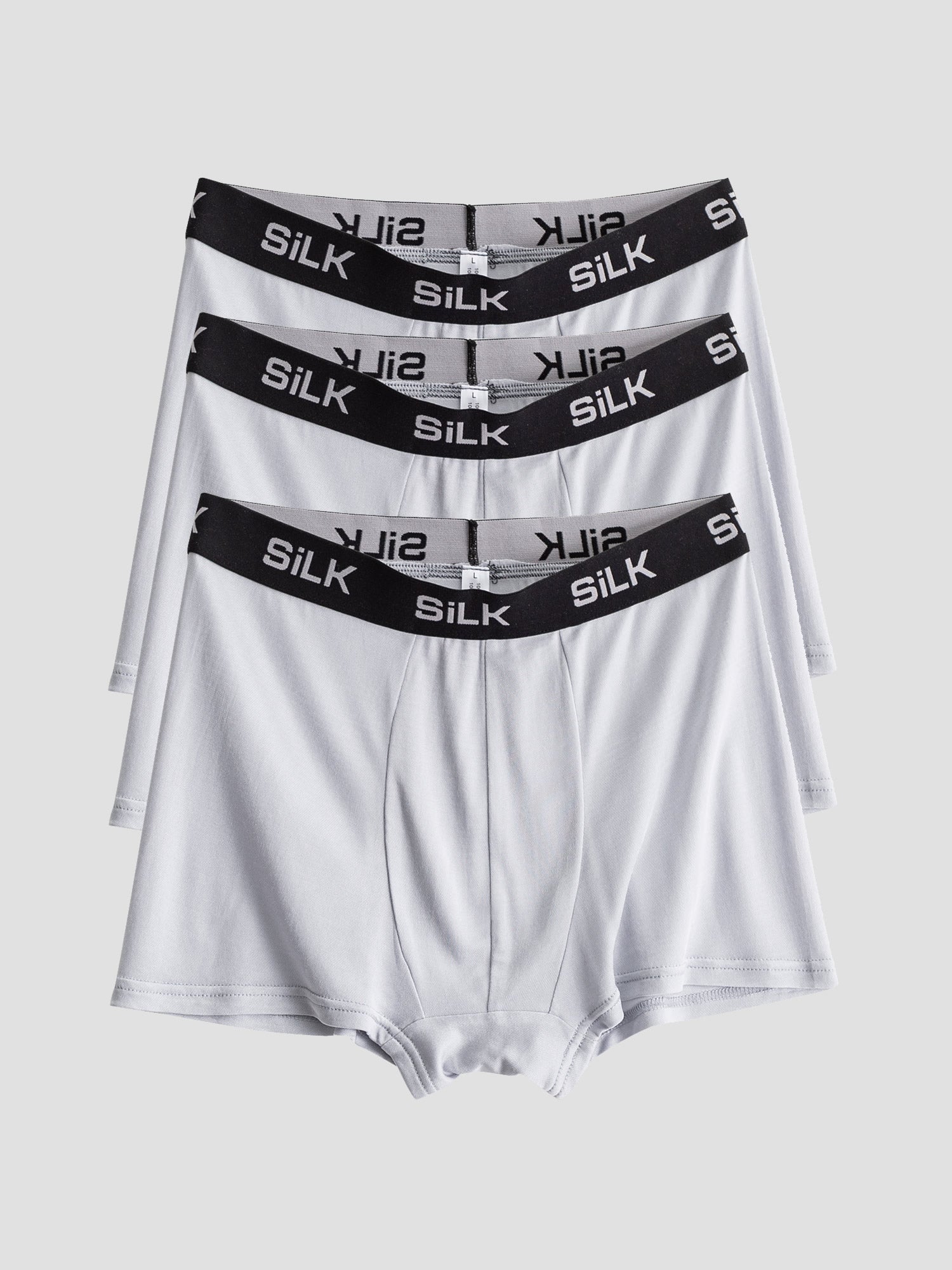 SilkSilky NL Zijde Gebreid Mens Underwear Grijs 002