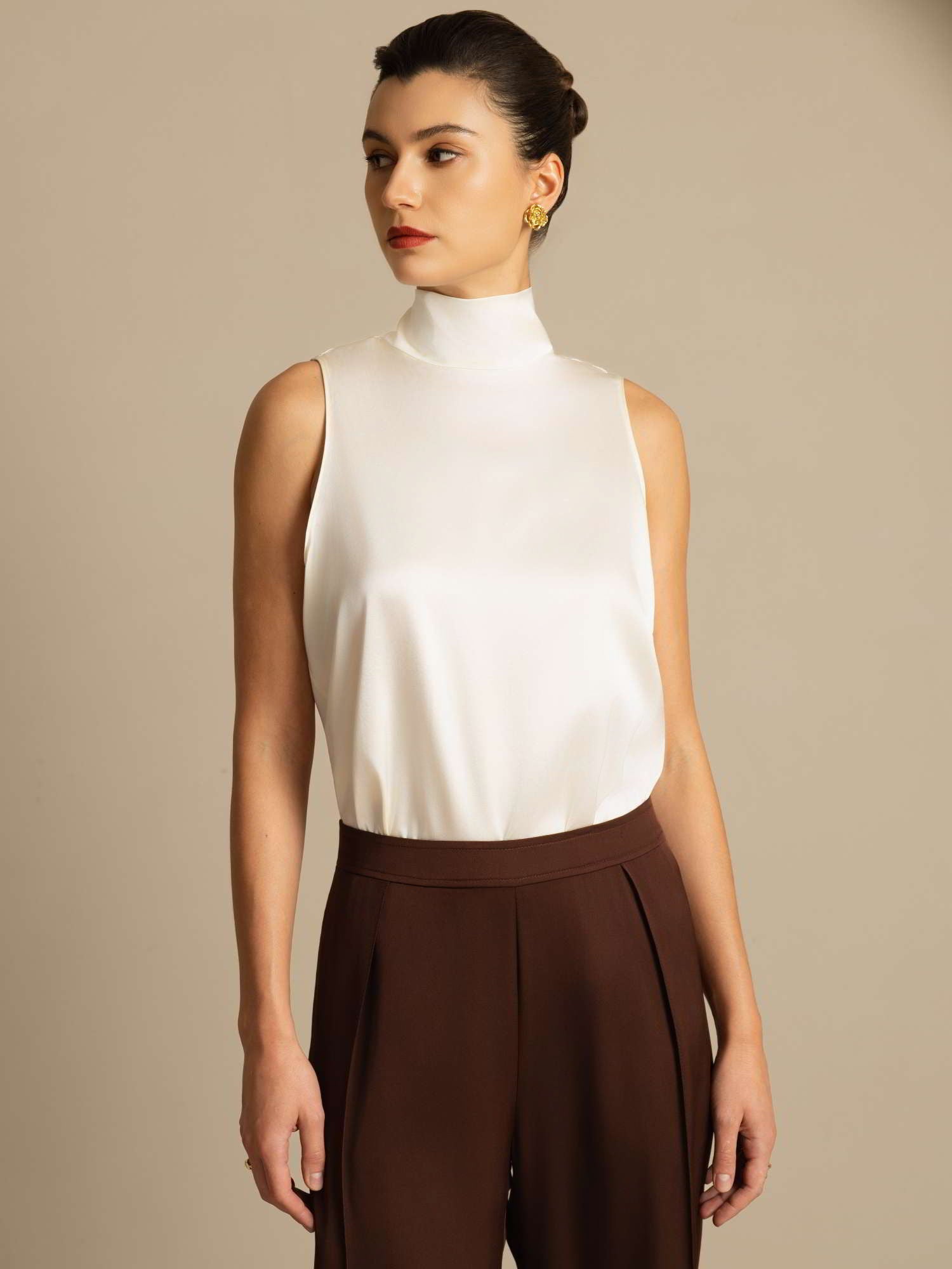 [Ivoor] SilkSilky-NL 19Momme Zijde Blouse 003