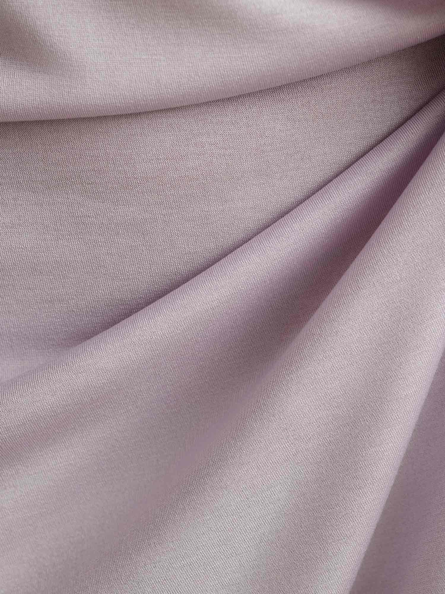 [Lavendel] SilkSilky-NL Zijde Ronde Hals Nachthemd 006