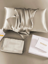 [Khaki] SilkSilky-NL 19Momme Pillowcase 004